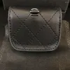 Borse portaoggetti Mini custodia di piccola dimensione PU trapuntata con diamanti stile vintage borsa per auricolari nera catena carina cosmetica con scatola