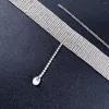 Choker Fashion All Allestone Collese Luxury Crystal капля подвеска сексуальная женская цепочка для женской цепь Jewelr