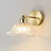 Duvar lambası banyo aynası ön ışık retro stil modern İskandinav başucu cam aydınlatma
