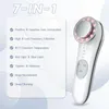 Gezichtsverzorgingsapparaten 7 IN 1 Microstroom Schoonheidsapparaat Lift EMS Oogmassager Lifting Anti-rimpel LED Pon Multifunctionele huid 231115