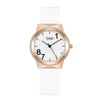 Zegarek dla kobiet Wysokiej jakości luksusowy kwarc-battericasowy silikonowy wodoodporny 33 mm zegarek