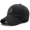 Autres accessoires de mode Snapbacks Casquette de baseball d'hiver pour hommes réglable chaud sport de plein air chapeaux de golf père S bouchons d'oreilles plus épais L221 Dhto8