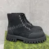 مصمم من الدانتيل الرجال الرجال نساء Canvas Snow Boots أحذية كلاسيكية أحذية الشتاء الخريف الثلج نايلون الحذاء في الكاحل حجم 35-45