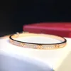 Luxury gold bracelets jewelry woman cuffs Bracelets designer for women classic thin diamond engagement wedding designer jewelry