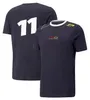 2023 Summer F1 racing suit men and women casual short-sleeved team uniform Formula One sports breathable plus size T-shirt