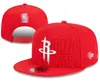 Houston''rockets''ball Caps 2023-24 Unisexe Mode Coton Baseball Snapback Hommes Femmes Chapeau de Soleil Broderie Printemps Été Casquette En Gros A0