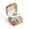 Pochettes à bijoux 2023, organisateur en cuir PU de haute qualité, présentoir, étui de voyage, boîte de rangement Portable