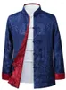 Giacche da uomo Spring and Autumn Tang Jacket Giacca casual papà da uomo Hanfu Anziani di mezza età Abito nonno retrò