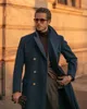 Men's Suits Blazers Vintage Black England Style Woolen Overcoat Men Thick Custom Made ed Lapel Pocket Coat Casual Winter Warm 231114