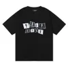 Designer Abbigliamento moda Tshirt Luxury Mens Casual T-shirt Trend Brand Trapstar London Childrens Building Block Stampa Filato doppio ad alto peso Puro cotone Corto Sl