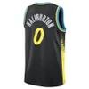 남자 아이들 청소년 #0 Tyrese Haliburton Basketball Jerseys New City Jersey Wear Vest Adult Children