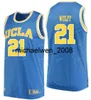 Mich28 UCLA Bruins College basketbalshirt 4 Norman Powell 5 Kevon Looney 14 Zach LaVine 21 Holiday 31 Miller 32 Walton op maat gestikt