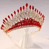 Hair Clips Bride Luxury Crown Artificial Crystal Romantic Party Birthday