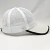 Berretto da baseball sportivo estivo Cappello da baseball da uomo Berretto da camionista in rete da donna che corre Nero Grigio Bianco Asciugatura rapida