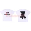 Mens Designer T-Shirt Fashion Personality Big V Printing Cotton Fashion Mans Tees Street Shorts Sleeve Clothes Tshirts Size S-XL