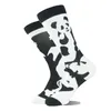 Wholesale Fashion Socks Creative AB Asymmetric Cotton Socks Fashion Personalized Popular Fashion Jacquard Couple Socks