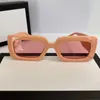 2022 moda design clássico polarizado 2021 óculos de sol de luxo 0811s preto cinza retangular-frame óculos de sol feminino