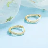 Серьги-гвоздики DIWENFU из золота 14 карат с бриллиантами Fine Aros Mujer Oreja Butterfly Bizuteria Gemstone неправильной формы, коробка для свадебных серег из золота 14 карат 231115