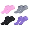 Sports Socks 4 Pairs Anti Slip Non Slipper Yoga Trampoline With Grips Sticky Home Athletic For Adult Women