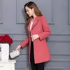 Frauen Pelz Kunstpelz Frühling Herbst Trenchcoats Frauen Schlanke einreihige Mantel Weibliche Windjacken Rot Kamel Oberbekleidung Strickjacke Kleidung 231115