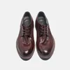Klänningskor Spring Autumn Leather Casual Business Men High Quality Lace-Up Derby Party Wedding Daily Shoe #GZX9501