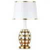 Tafellampen Ourfeng modern bedlamp keramisch goud bureau licht led home decoratief voor woonkamer kantoorbed