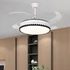 Nowoczesny kreatywny niewidzialny lampka fanowska nordyc prosta gospodarstwo domowe nieme salon sypialnia jadalnia inteligentna elektryczna elektryczna