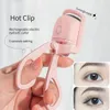 Eyelash Curler Pink Electric Charging Model Fast Heat Portable Shaping and Lasting Curling Clip 231115