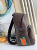 5A Discovery Backpack PM Designer Mens School Notebook Book Book Canvas Leather Duffle Travel Messenger Bag Satchel