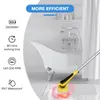 Щетки для чистки 6 Электрическая щетка 10 в 1 USB-скруббер Инструменты Кухонные гаджеты для ванной комнаты 231115