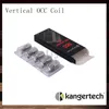 Kanger Subtank 수직 OCC 코일 세라믹 트레이 v2 0.5 1.5 Ohm Kangertech 하위 탱크 교체 유기농면 코일 OCO Coil 100% 정통