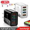 Chargeur USB prise ue/US, Charge rapide 3.0, adaptateur de téléphone, pour iPhone 12 Pro Max, tablette, Portable, mural, Mobile