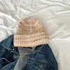 Beanie Crânio Caps Macio Lã Chapéu De Malha Para Mulheres Feminino Quente Outono Ao Ar Livre Inverno Chapéus Gradiente Arco-íris Cor Mens Beanies 231114