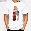 Men's T Shirts 2023 Men's Vintage Funny Nuka Cola Shirt Male Custom Printed Short Sleeve Tees Large And Tall Teenager T-shirt Digital