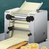 110V / 220V NOUDLE MASKIN Electric Dough Roller rostfritt stål Desktop Pasta kommersiell knådning Dumpling Pasta Maker