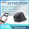 DVRs de carro 4K HD 2160P Carro DVR Plug and Play Dash Cam UHD Câmera Gravador de vídeo para Porsche Cayenne Macan Panamera 911 918 DashCam sem fio Q231115