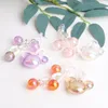 Dangle Earrings Trendy Glitter Round Ball Mouse Head Acrylic Drop For Women Long Link Chains Party Jewelry Gifts
