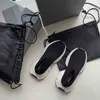 2023S Luksusowe lekkie buty do kostek Buty lekkie Recurlled XL Sock Dziennik Kobiet Kobiet Kobiet Buty Buty Buty Speed ​​Black Blay Wide Sole Para Rozmiar 35-46box