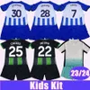 23 24 Estupinan Caicedo Kit enfants Maillots de football MARS MITOMA FERGUSON ALZATE LAMPTEY SARMIENTO VELTMAN Home Away Chemises de football en édition limitée