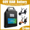 60V 18AH Li-Ion wasserdichter Lithium-Polymer-Akku für Harley Elektroauto Dreirad Roller Fahrrad Golfwagen