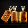 Bar Tools DEOUNY 05L 1L Crafted Glass Decanter Whisky Glasses Set Elegant Whiskey With Ornate Stopper Cocktail Barware Separator 231114