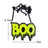 Hanger Kettingen Halloween Hip Hop Sieraden Kettingen Voor Heren Zombie Boo Heks Koningin Papa Buffy Letters Acryl Hanger Ketting Dro Dhppo