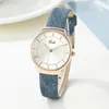 Relógio feminino relógios de alta qualidade luxo quartzo bateria estilo retro moderno à prova dmm água mm