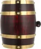Bar Tools 3L Wood Barrel Vintage Oak Beer Brewing Tap Dispenser for Rum Pot Whisky Wine Home Whiskey Decanter 231114