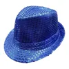 Feesthoeden 12 kleuren Heren Dames Jazzhoed Pailletten Retro Disco Funky Glitter Kostuum Unisex Noviteit Kerstfeest Prop Charmant Hoed 231114