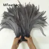 Andra evenemangsfestleveranser 100-stycken hone handgjorda smycken hantverk grå färgad naturlig tupp kycklingfjädrar 30-35 cm 12-14 "Pheasant plumes Feather Plumas 231114