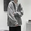 Herren-Kapuzenpullover, Sweatshirts, US-Größe, mit Reißverschluss, Herbst-Kapuzenpullover, Strickjacke, einfarbig, klassische Jacke, Herrenmantel, Kleidung 231114