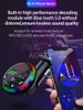 Elle Büker Mavi Diş 5.0 FM Verici Renkli LED Modülatör Araç MP3 çalar 3.1a Hızlı Şarj Cihazı Desteği TF Kartı U Disk