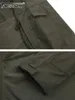 Camisetas masculinas Tacvasen Mens Camisas de combate militar 1/4 ZIP Camisetas de caça tática de manga longa Camisas de caminhada ao ar livre Camisas do exército Casual Tops 230414