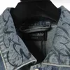 Vestes pour hommes Designer luxe B nouvel automne et hiver BLCG 23FW veste en jean graffiti peint à la main décontracté 09AK